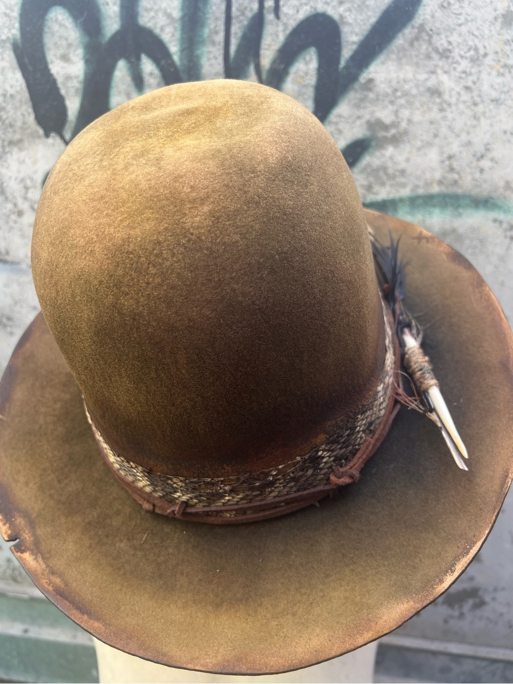 CROSSROADS Custom Unisex Open Crown Hat size 7 1/2 - Picture 11 of 12